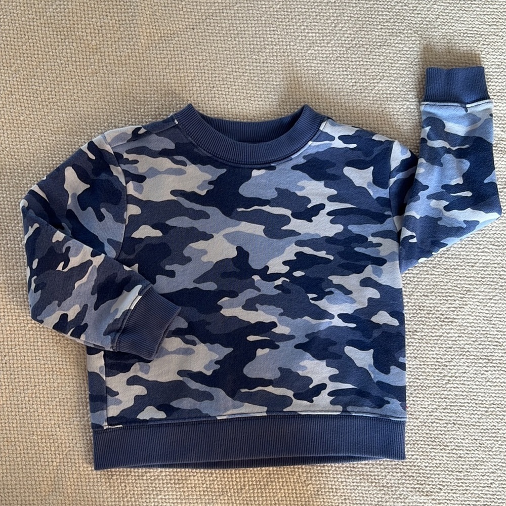 Janie & Jack Boys Camo Sweatshirt